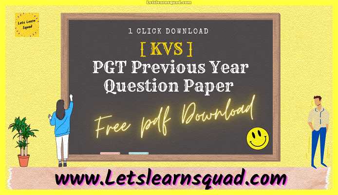 Kvs-Previous-Year-Question-Paper-Pdf-Download